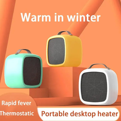 Portable Small Space 500W Heater Fast Heating Lightweight Desktop Warm